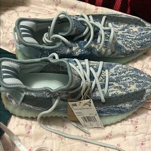 Adidas Blue Sneakers Modern Streetwear Design